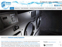 Tablet Screenshot of nationallaundryequipment.com